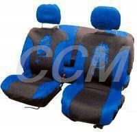 4 HEADREST  2 FRONT SEAT 2 REAR SEAT COVERS